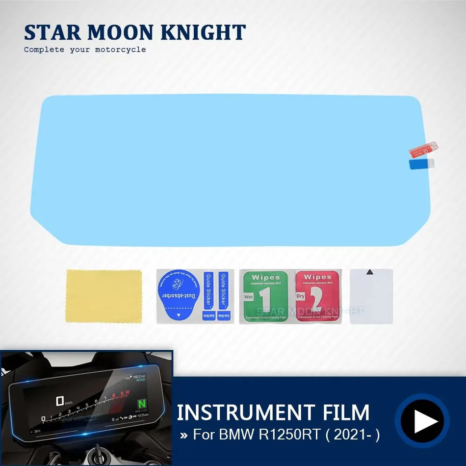 Ochranný film na přístrojovou desku BMW R1250RT, odolný proti poškrábání