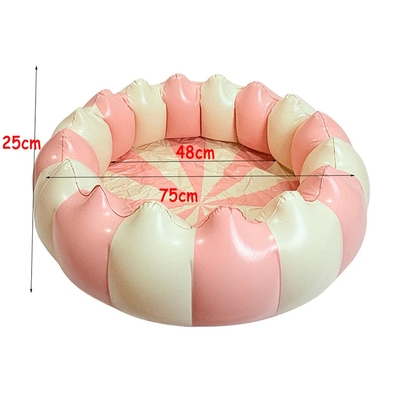 Baby PVC Inflatable Pool - Portable Toddler Pool Outdoor Play ATS30628 C