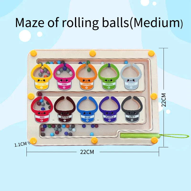 Children's Magnetic Maze Walking Ball &ndash; Enhances Concentration and Logic Skills ZH