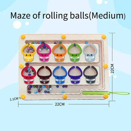 Children's Magnetic Maze Walking Ball &ndash; Enhances Concentration and Logic Skills ZH