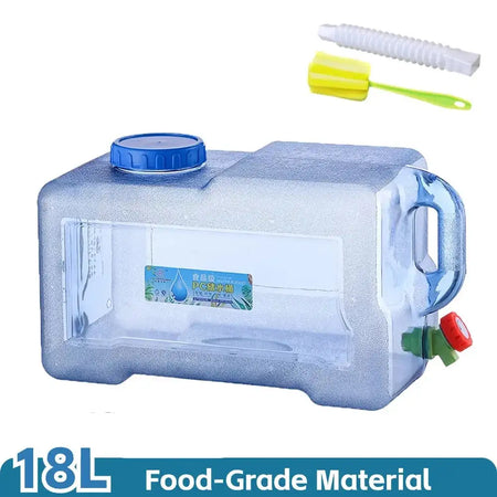 10L Large Capacity Outdoor Camping Water Bag With Faucet 18L