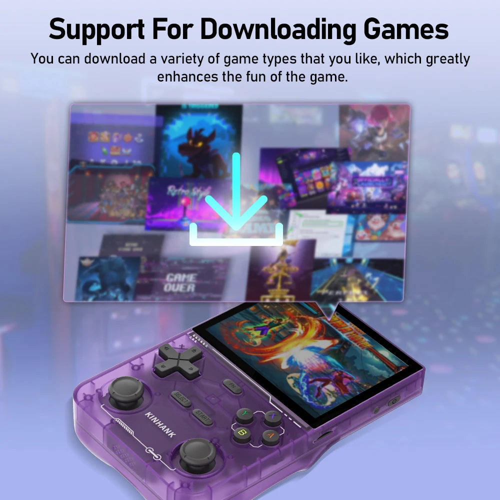 KINHANK Handheld Video Game Console K36 - Retro 16000 Games