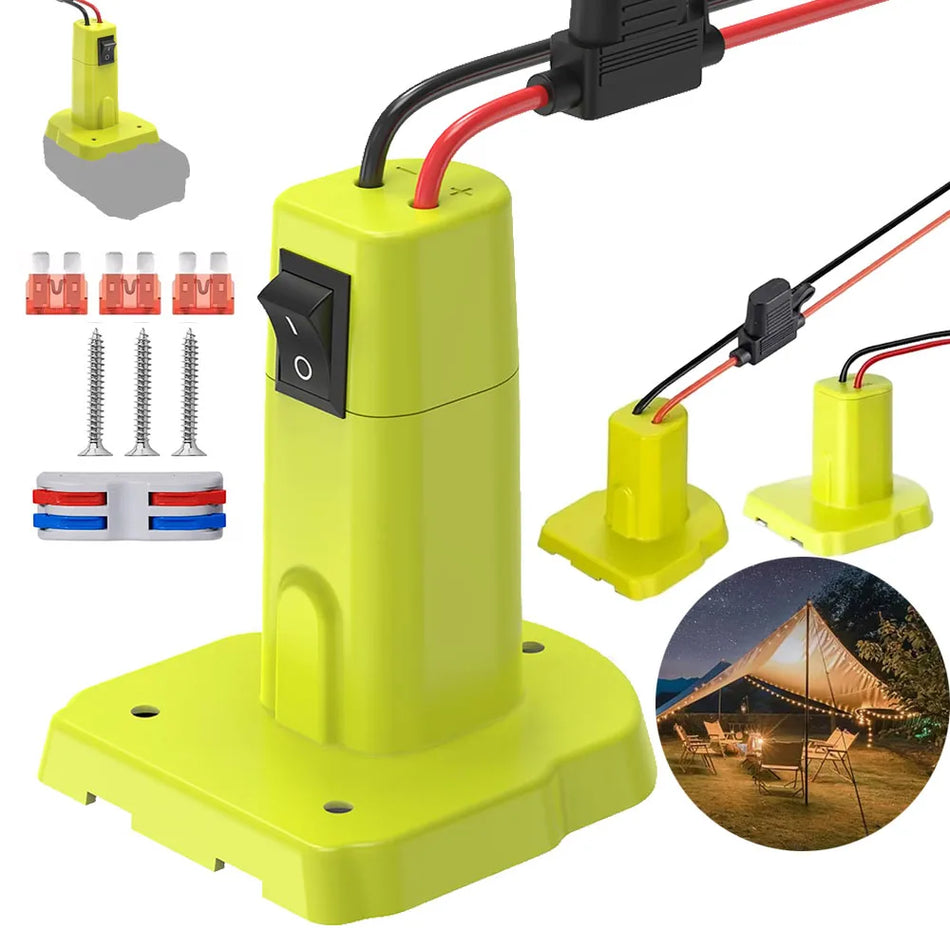 Adaptér Power Wheels pro baterie Ryobi 18V s bezpečnostním spínačem