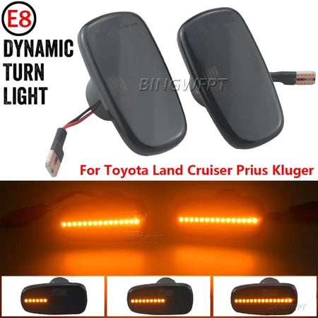 For Toyota Prius Kluger Wish Land Cruiser 200 Prado 120 RAV4 Altezza For Lexus IS300 Dynamic Led Side Marker Lights Turn Signal by InterCyprus Trading Ltd