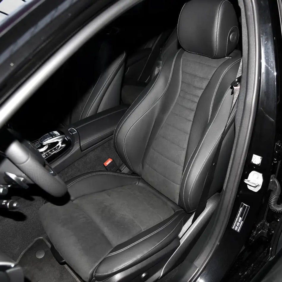 Coprisedili in pelle sintetica per Mercedes E Class W213 set completo