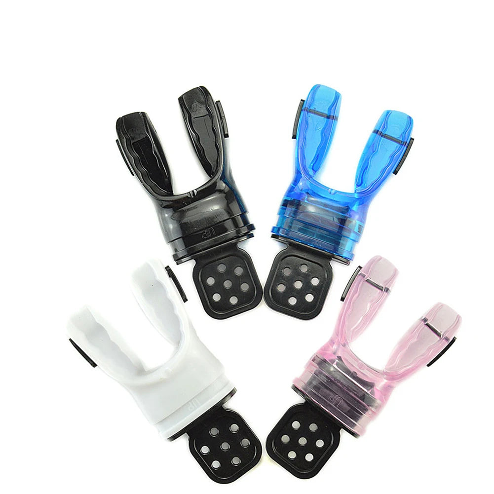 Silicone Snorkel Diving Mouthpiece - Moldable &amp; Comfortable Bite