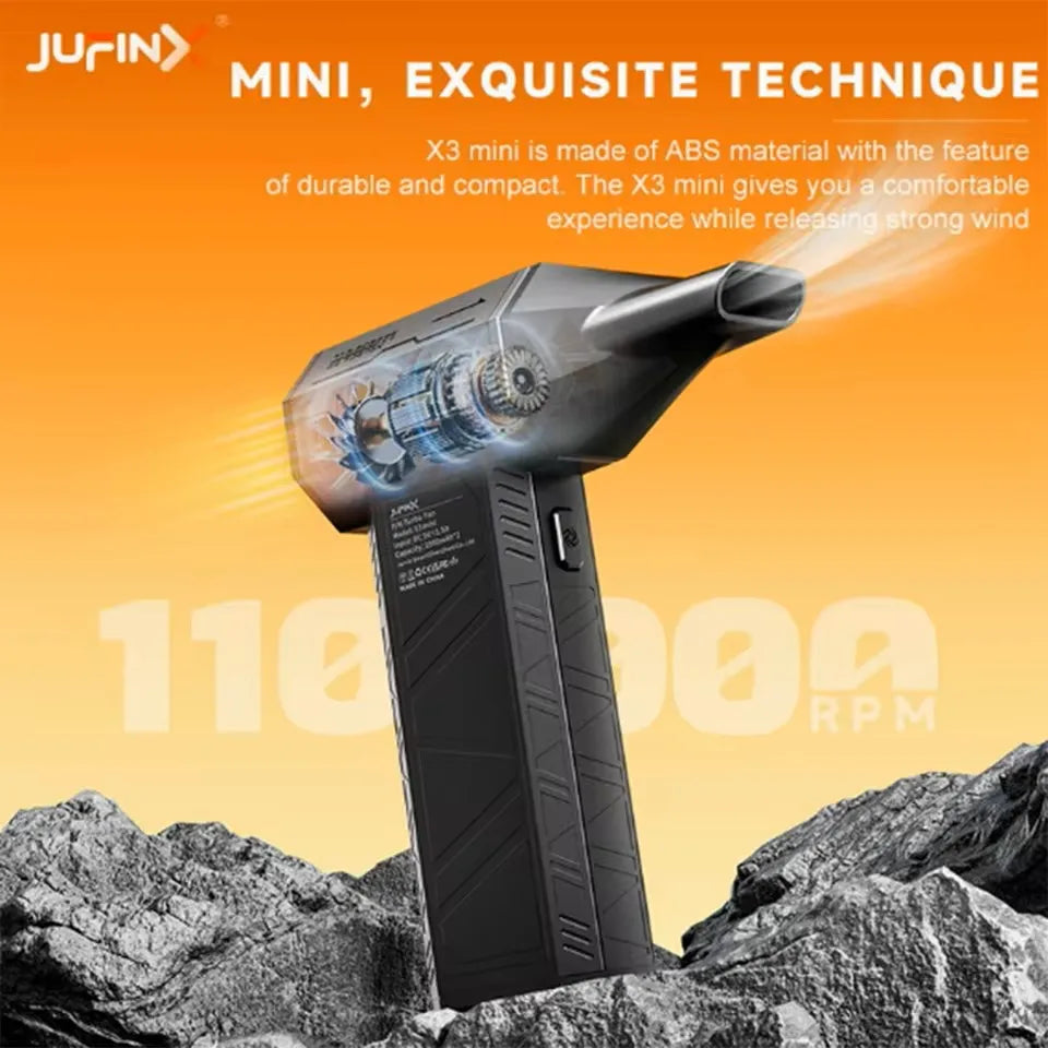 Mini Handheld Turbo Jet Fan &ndash; High-Power 110000RPM Air Blower