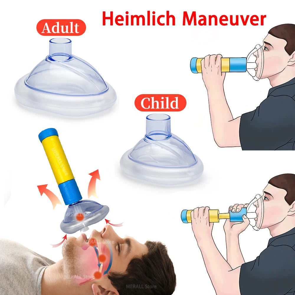 Anti Choking Rescue Mask Heimlich Device &ndash; Easy To Use
