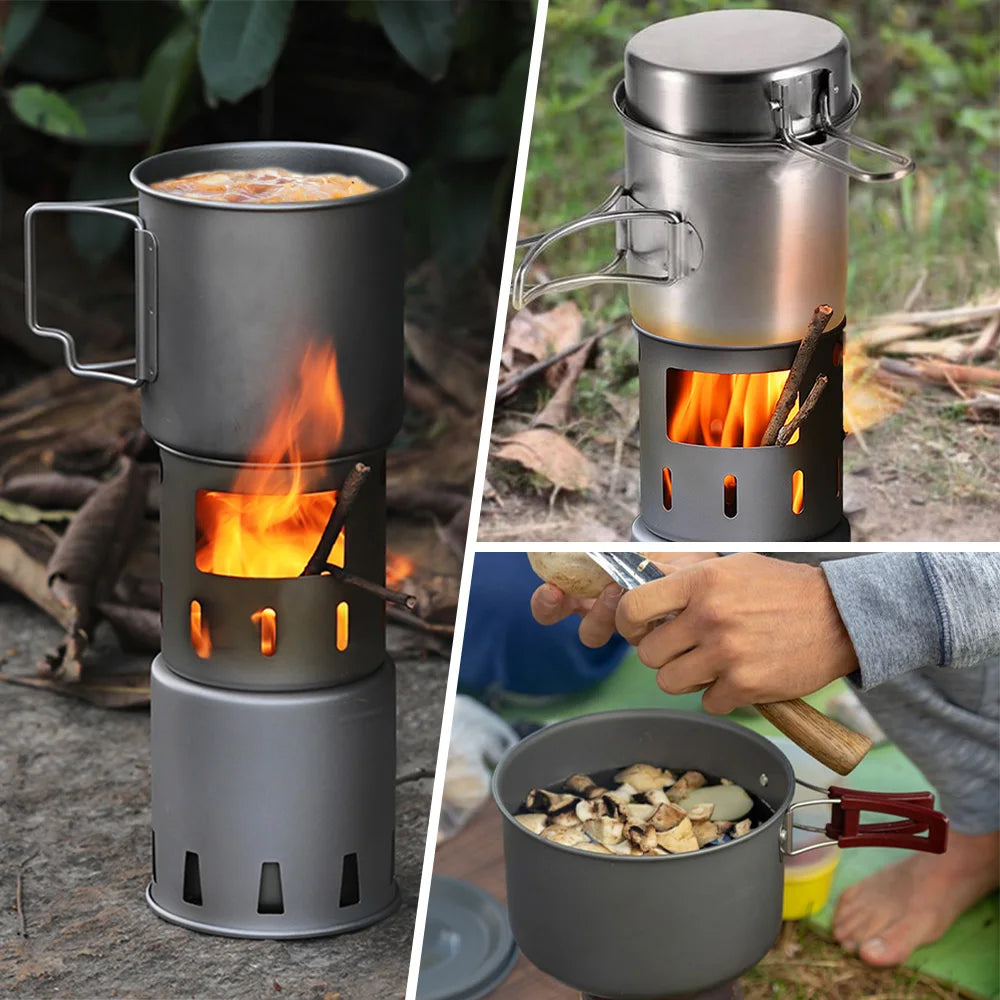 Portable Wood Burning Folding Stove &ndash; Ultra Lightweight