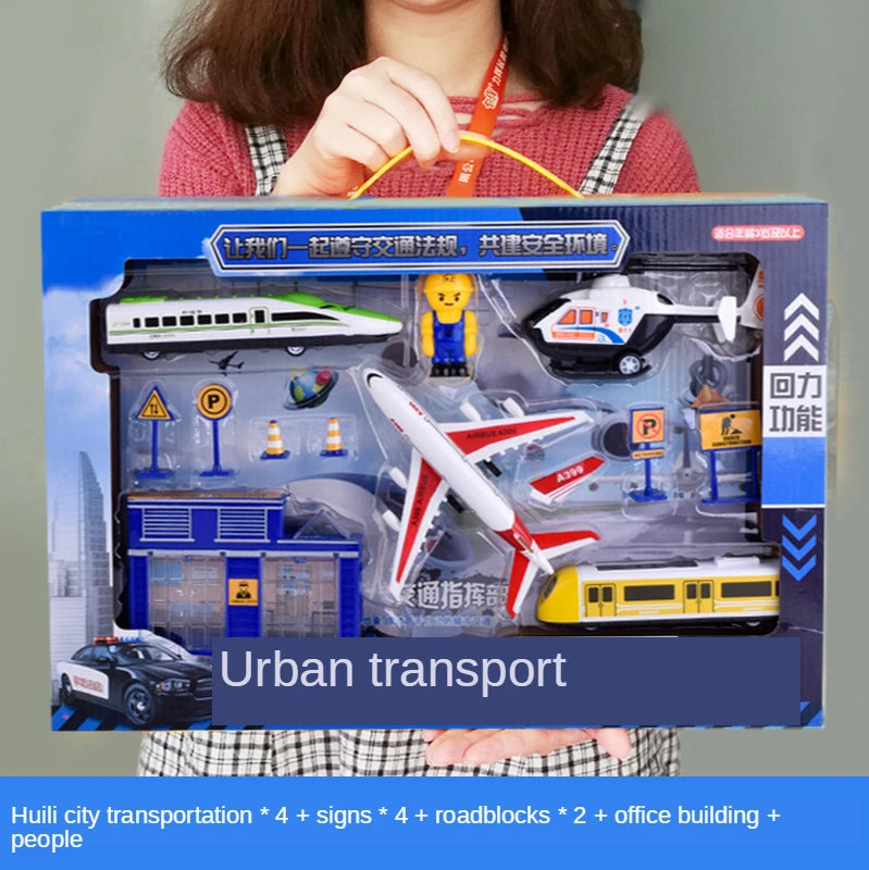 Cars Fire Trucks Model Set Engineering Toy Kit &ndash; Imaginative Aviation A