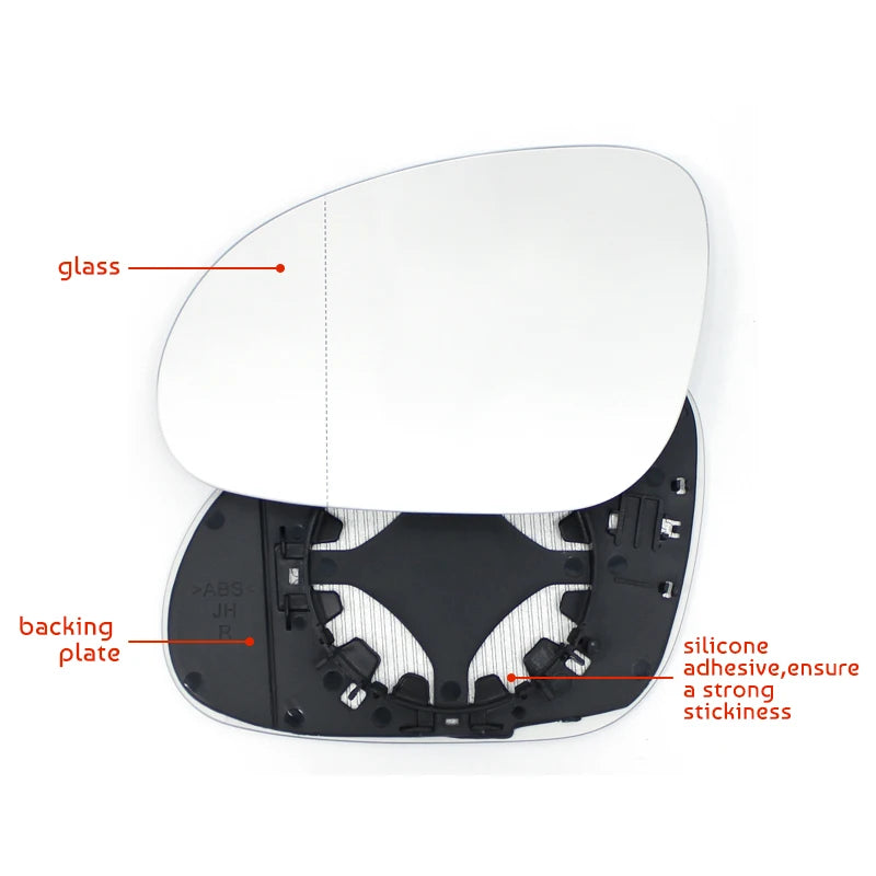 VW Golf 5 MK5 Jetta Passat B6 Vetro Specchio Riscaldato Sinistro Destro