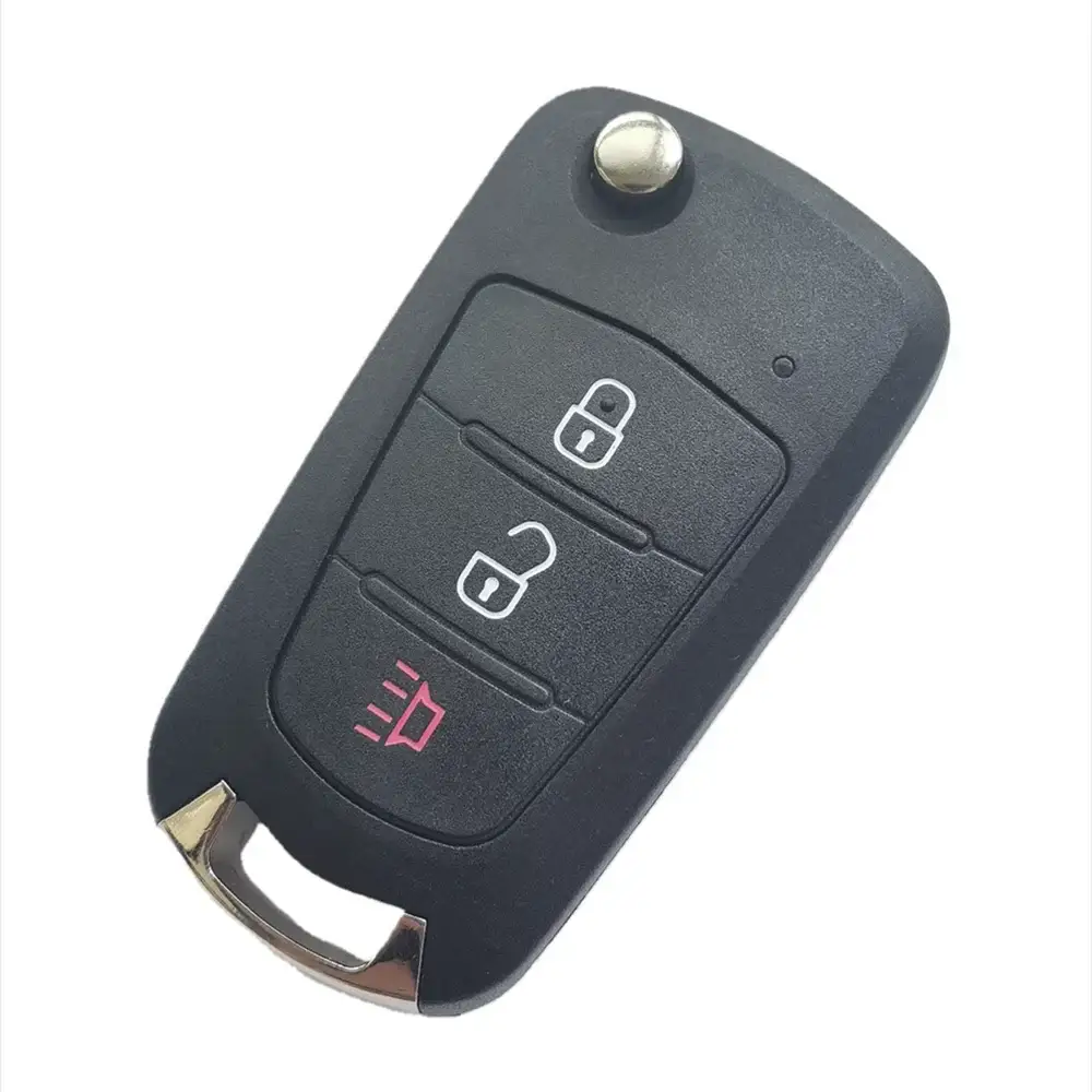 New 3 Buttons Flip Car Remote Blank Key Shell Uncut Blade FOR GREAT WALL WINGLE STEED 5 6 for HAVAL HOVER H5 Folding Key Cover by InterCyprus Trading Ltd