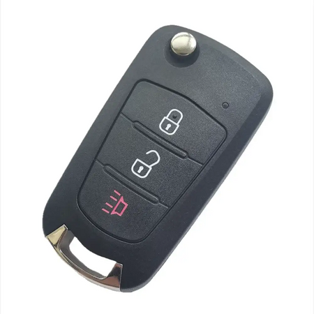New 3 Buttons Flip Car Remote Blank Key Shell Uncut Blade FOR GREAT WALL WINGLE STEED 5 6 for HAVAL HOVER H5 Folding Key Cover by InterCyprus Trading Ltd