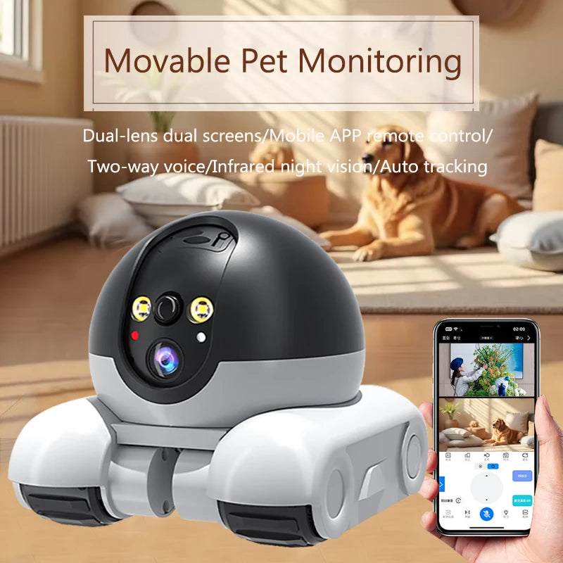 1080P HD WIFI Robot Camera Dual Lens PTZ &ndash; Auto Tracking