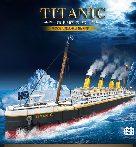Titanic Large Scale Model Building Block Set &ndash; Hard Build