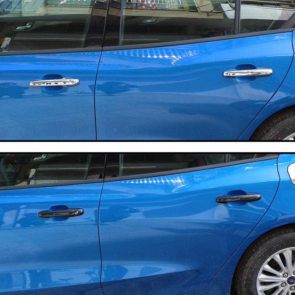Car Door Handle Cover Trim For Ford Focus 4 MK4 ABS Anti-Scratch Protection Durable ABS Plastic