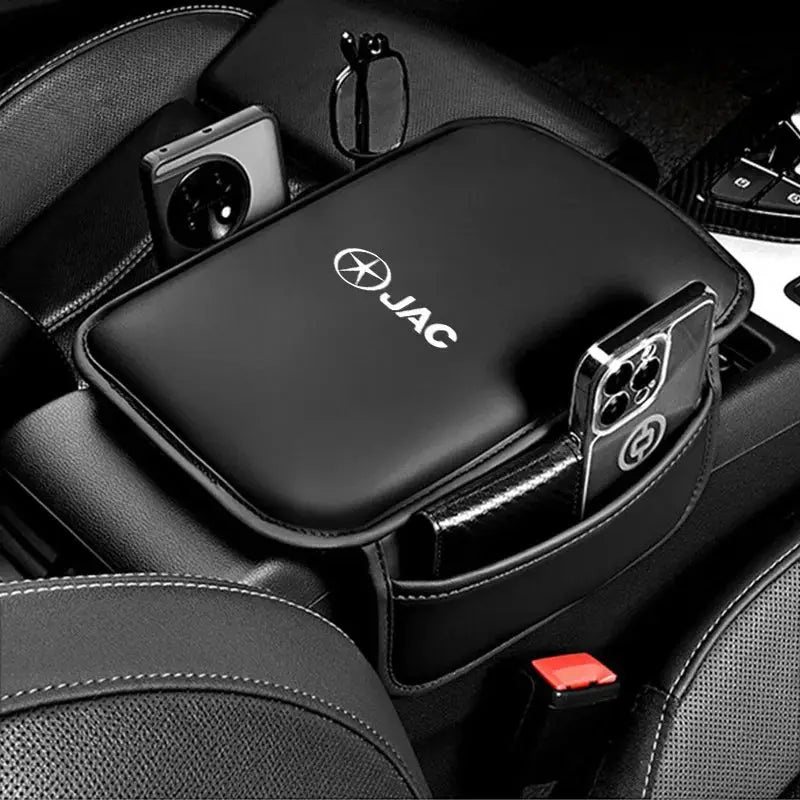 Center Console Arm Rest Protector Leather Car Armrest Box Pad Storage Pocket for JAC Motors T6 T8 T9 JS4 JS6 E30X accessories by InterCyprus Trading Ltd