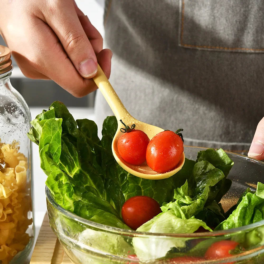 4Pcs Silicone Spoon Set &ndash; Portable Non-Slip Design