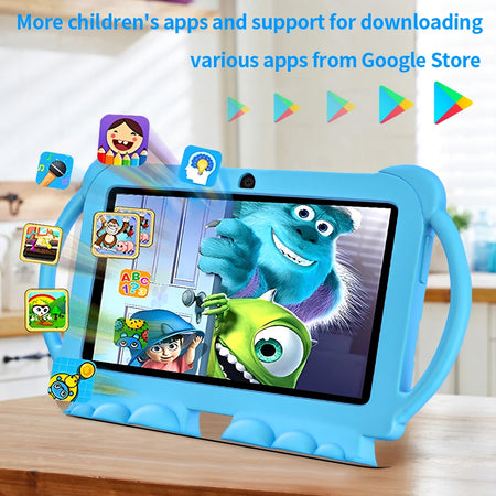 2025 New 7 Inch Kids Tablet Cartoon Case &ndash; Ultra Slim