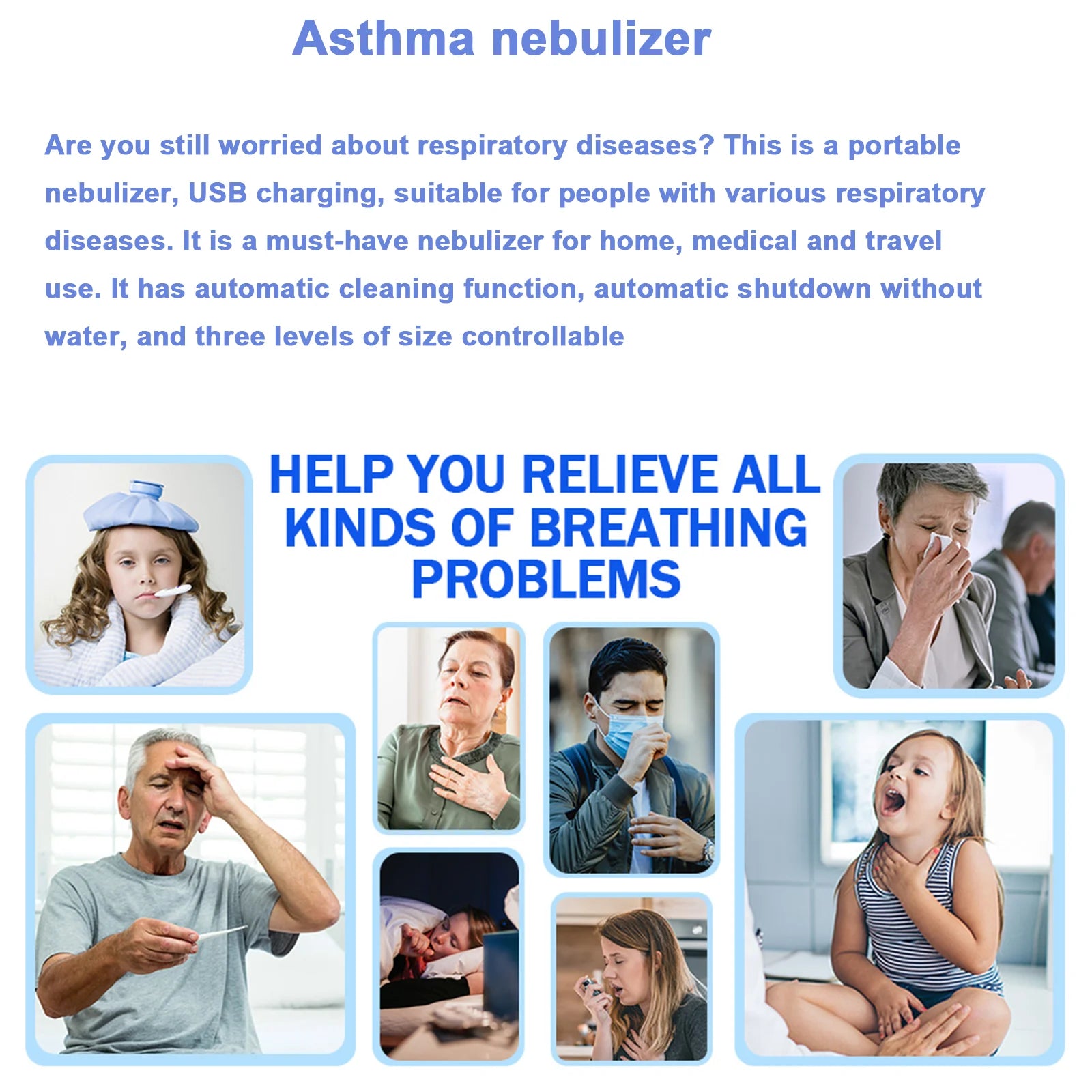 Contec Nebulizer Inhaler &ndash; Three-Stage Atomization System