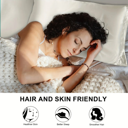 Luxury Satin Envelope Pillowcase Set &ndash; Exceptional Nighttime Hair Protection
