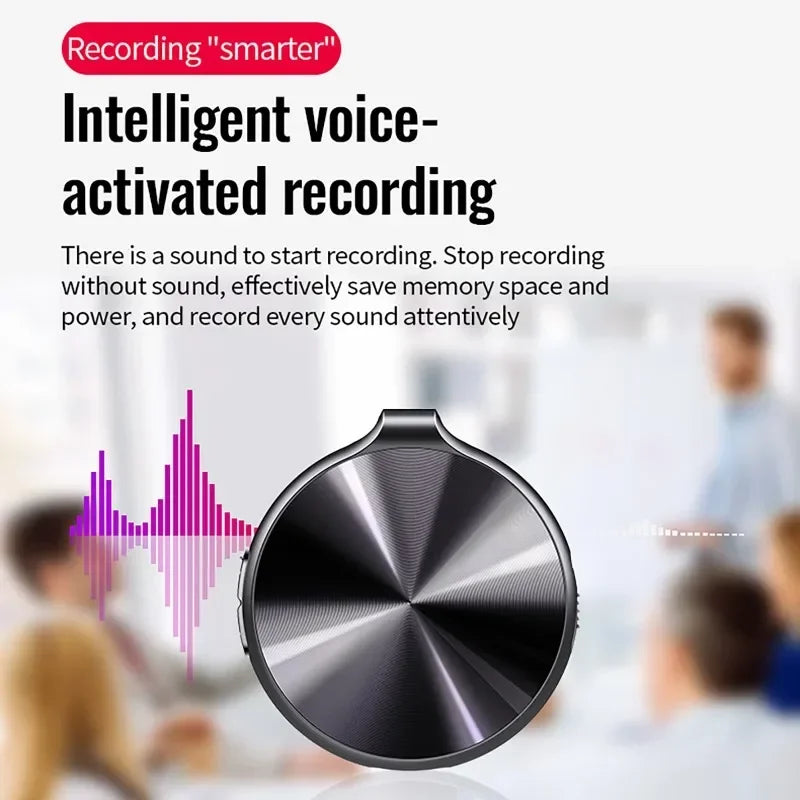 Luxuglow 64GB Mini Voice Recorder &ndash; HD Noise Reduction