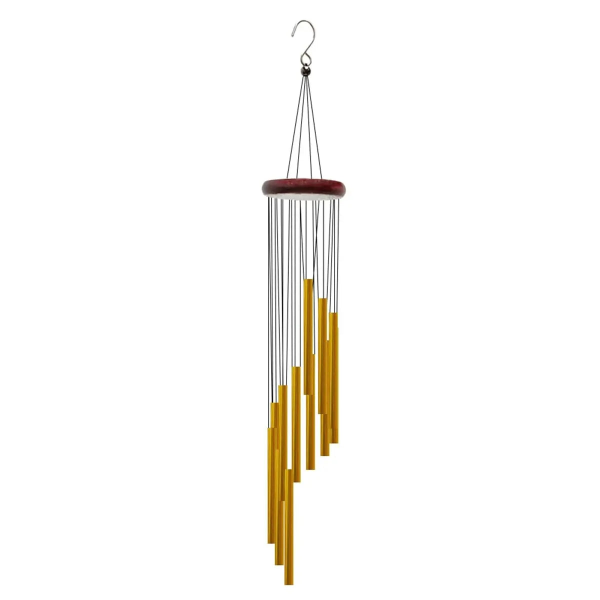Miwayer 12 Tubes Wind Chimes &ndash; Loud Outdoor Garden Melody Silver