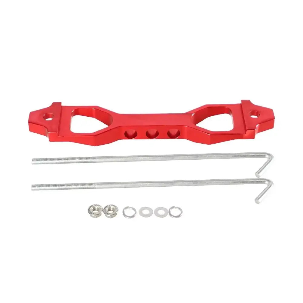 14CM/19CM Battery Hold Down Set, Car Racing Battery Tie Down Bracket Holder Lock Mount with J Bolts by InterCyprus Trading Ltd