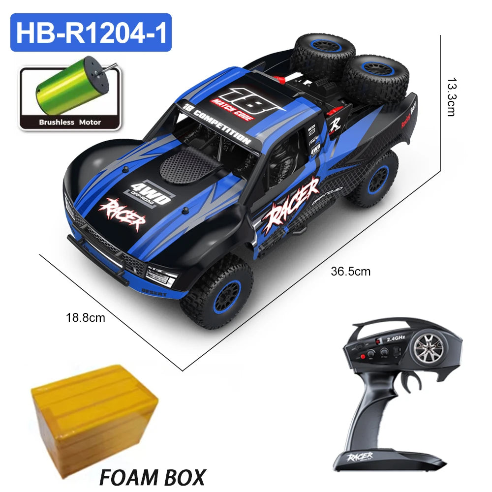 HB RC Car R1201 &ndash; Brushless 4WD High Speed 1/12 Scale R1204-1 Foam Box