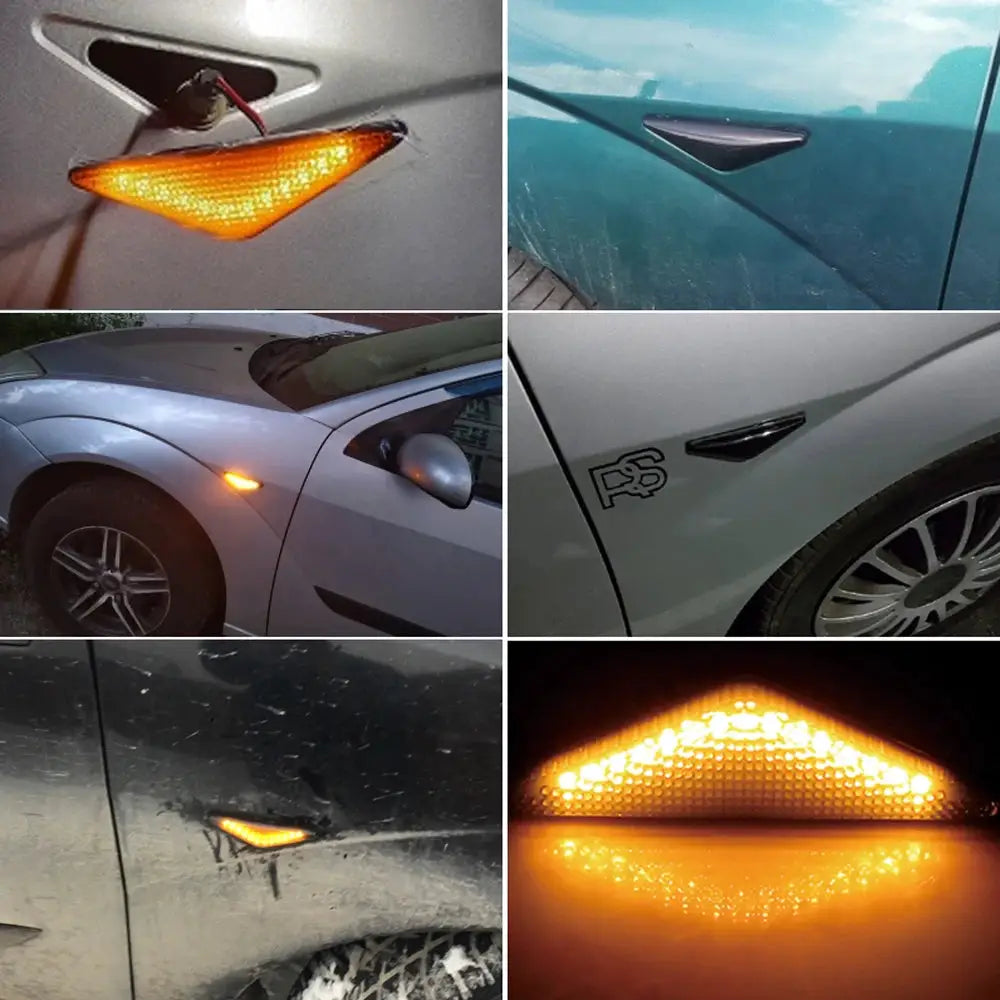 Dynamic Turn Signal LED Side Marker Mirror Light Flashing Indicator For Ford MONDEO 2000-2007 MK3 FOCUS MK1 1998-2004 by InterCyprus Trading Ltd