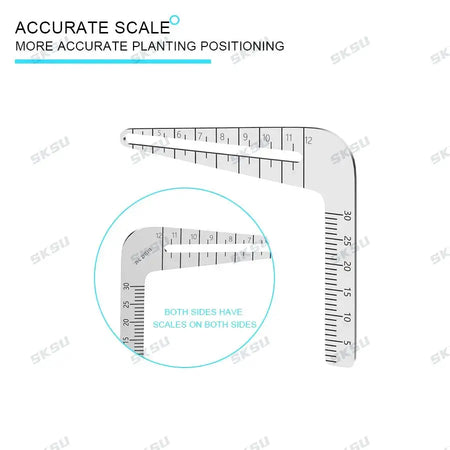 Dental Implant Guide Set Oral Planting Locator Positioning Guide Drilling Positioning Ruler Angle Ruler Implant Tools Dentist by InterCyprus Trading Ltd