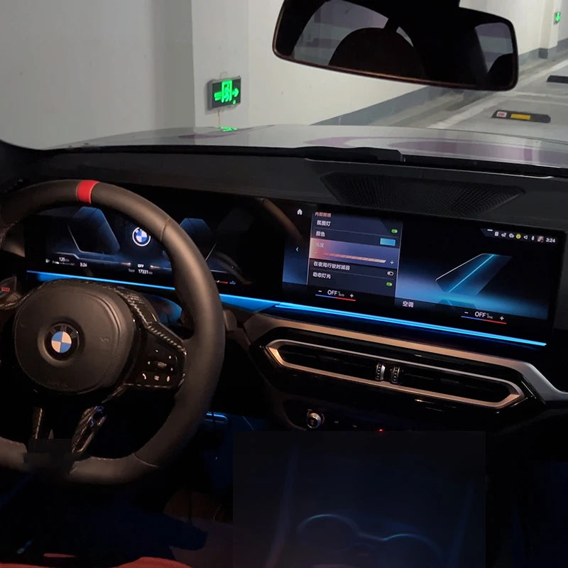 BMW X5 X6 X7 I7 Curved Display Ambient Lighting RGB LED Interior Accent