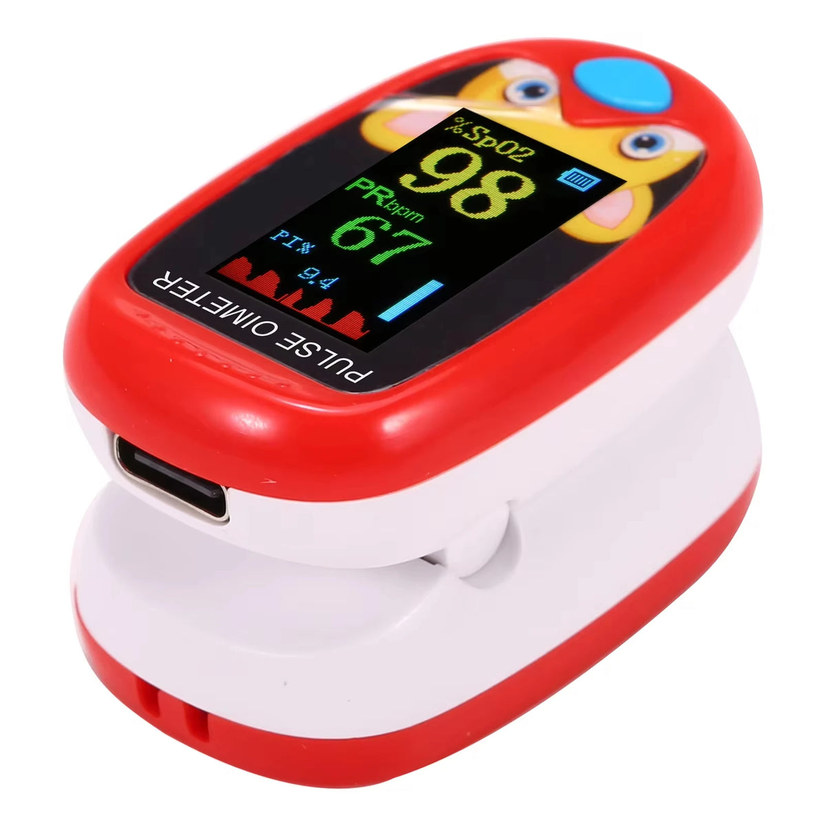 ABX Finger Clip Pulse Oximeter &ndash; Pediatric LED Monitor RED