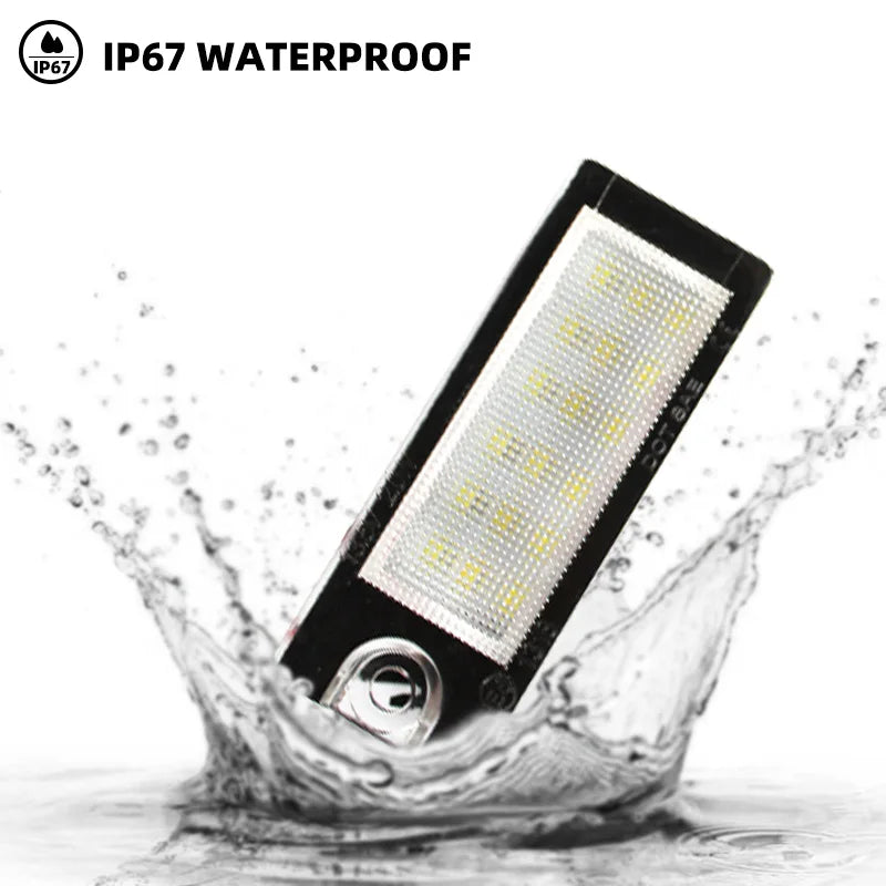 Lámpara de matrícula LED 2Pcs CANBUS 3528 SMD para Volvo V70 XC70