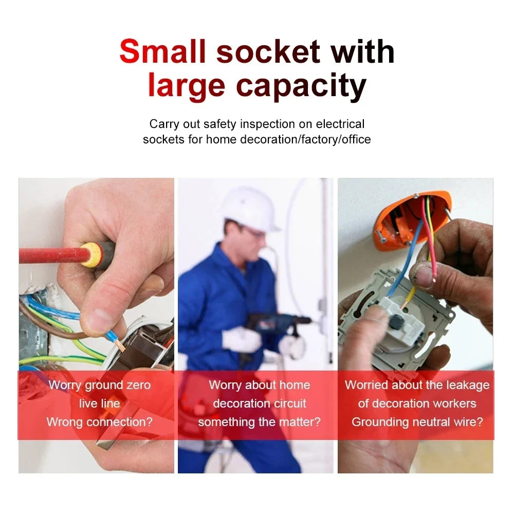 Socket Tester MS6860 &ndash; Accurate RCD and Wiring Status Detection