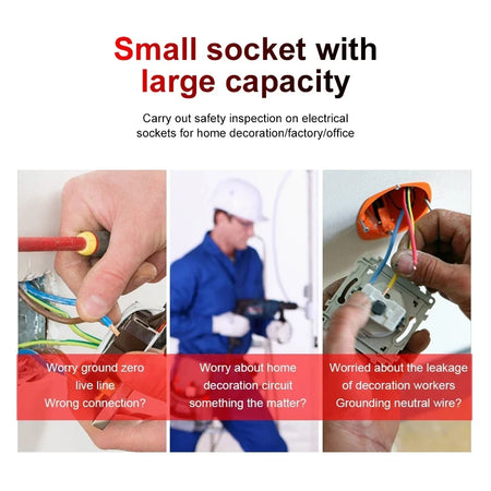 Socket Tester MS6860 &ndash; Accurate RCD and Wiring Status Detection