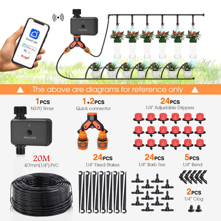 N370 Dual-Band WiFi Timer &ndash; Smart App and Voice Control B-20m kit