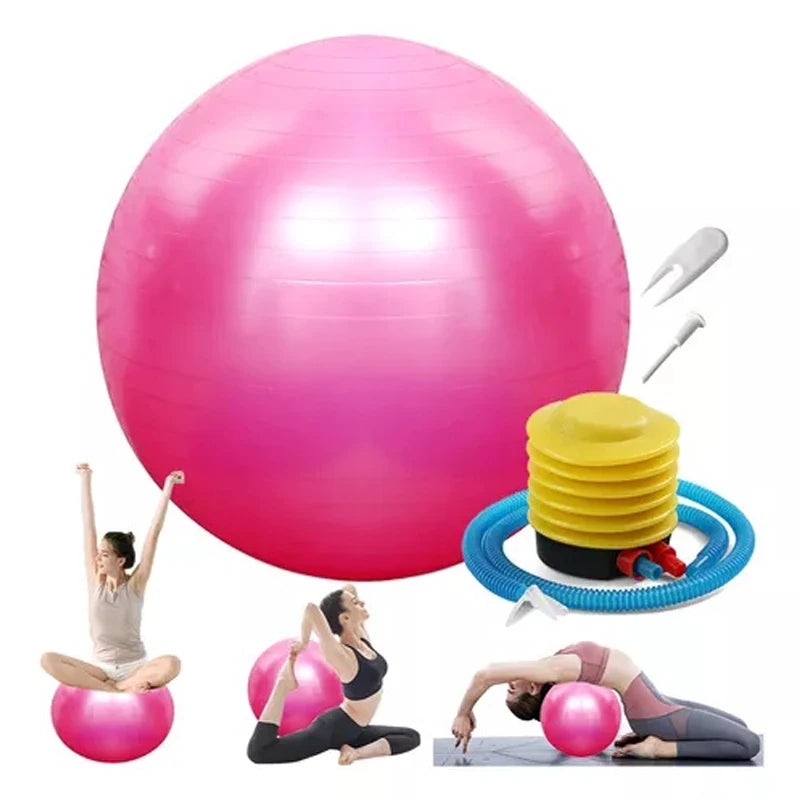 65/75/85cm Balance Ball &ndash; Pregnancy Safe Yoga Fitness Ball pink-75cm