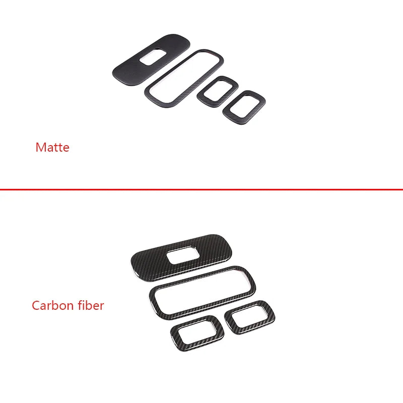 Πλαίσιο Διακόπτη Ανελκυστήρα από Πραγματικό Υαλονήμα Άνθρακα για G Class W463