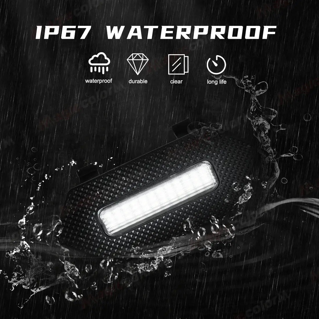 For Toyota 4Runner 4 Runner TRD Pro 2025 Car Grille Lights Front Grill LED DRL White Amber Warning Daylights Car Accessories 4PC by InterCyprus Trading Ltd