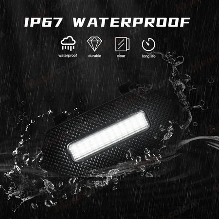 For Toyota 4Runner 4 Runner TRD Pro 2025 Car Grille Lights Front Grill LED DRL White Amber Warning Daylights Car Accessories 4PC by InterCyprus Trading Ltd