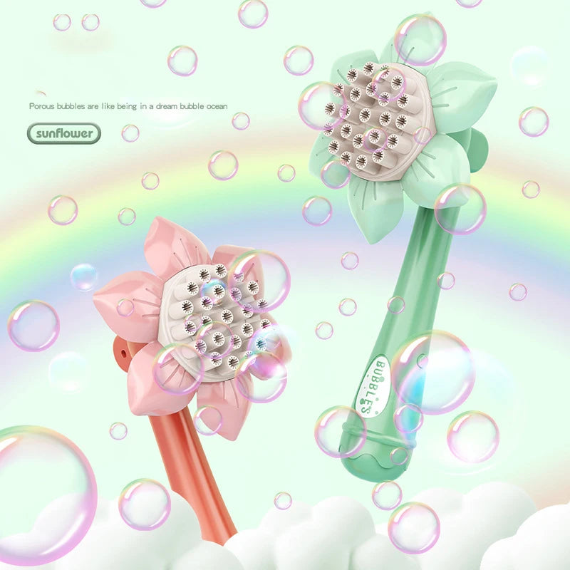 Sunflower Bubble Wand - 23 Hole Bubble Maker For Kids