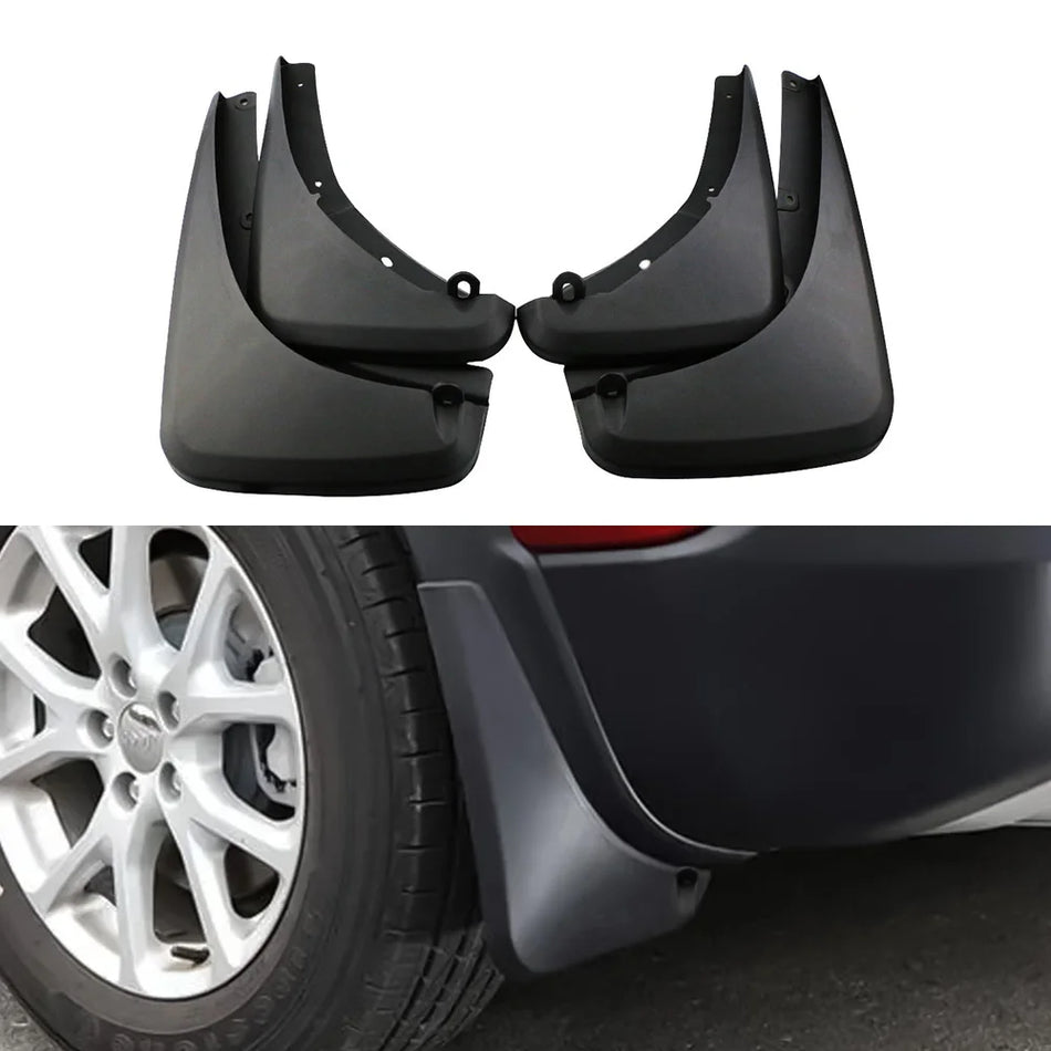 Mud Flap Set for Jeep Renegade Front and Rear Splash Guards 2014 to 2022 ABS Plastic