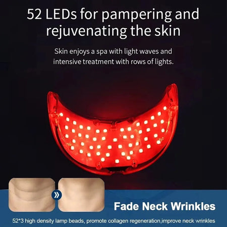 Neck LED Mask &ndash; Seven Colors Photon Therapy for Brightening