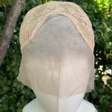 Artjosy Widow's Peak Sliver Grey Short Bob Lace Front Wig for Men and Women