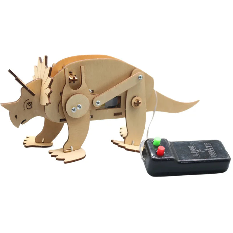 DIY Science Toys Children Educational STEM Kits Dinosaur Model Technologia Experimental Tool Wood Puzzle Games School Supply by InterCyprus Trading Ltd