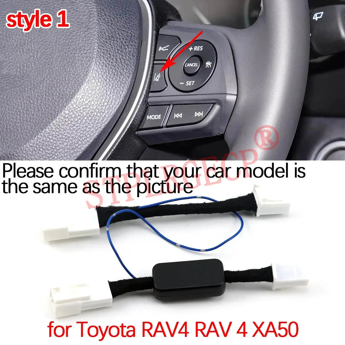 Car Lane Keeping Assist Automatic Shut Off Device for Toyota RAV4 RAV 4 XA50 2019-2025 LTA LDA Function Default Off Cable by InterCyprus Trading Ltd