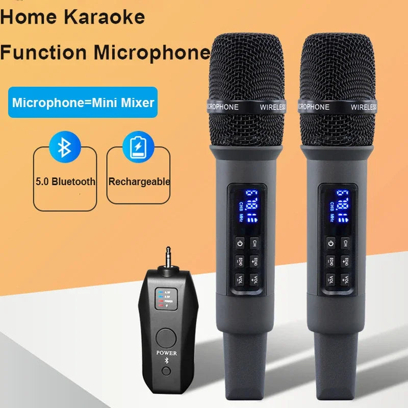 UHF Wireless Karaoke Microphone Bluetooth Receiver &ndash; Reverb