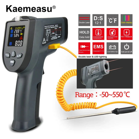 Infrared Thermometer Non Contact Emissivity Adjustable K550HET / CHINA