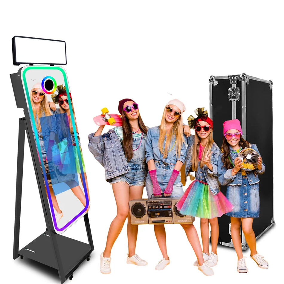 Burvju spogulis foto kabīne 40 21.5 skārienekrāns lidojuma kaste